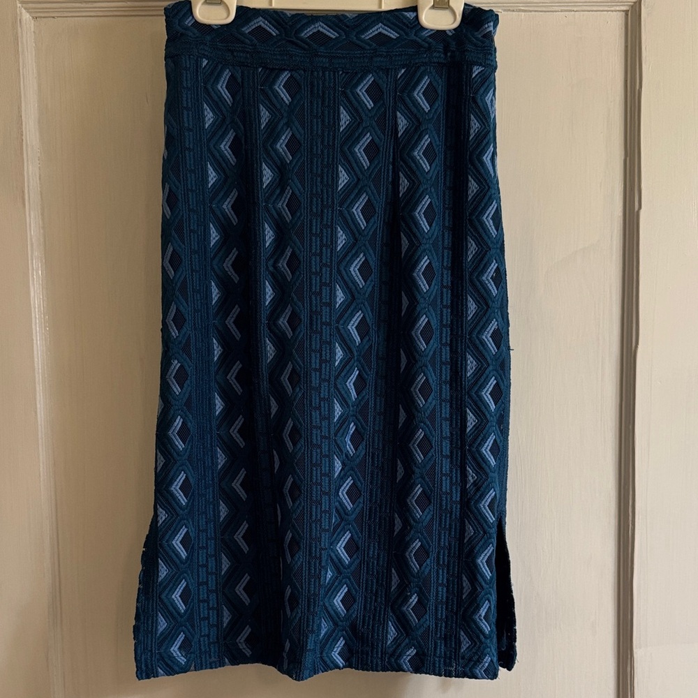 Anthropologie knit lined skirt